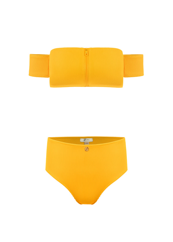 Aphrodite High Waist Bikini - Sunflower