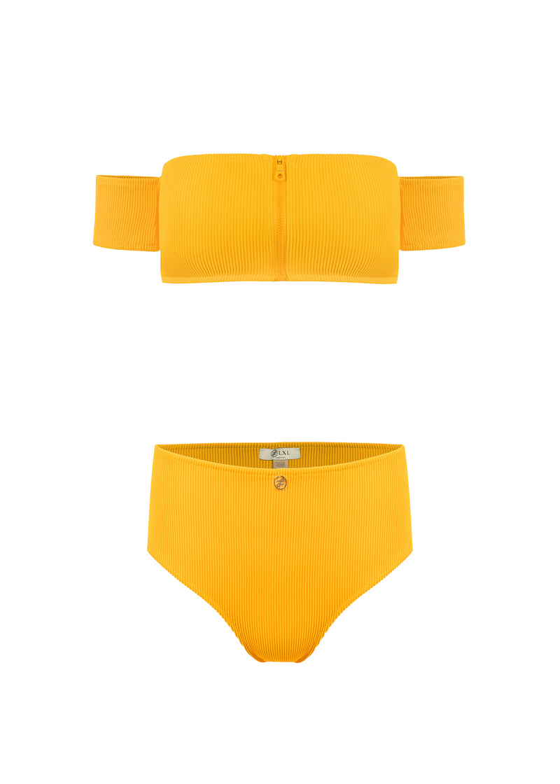 Aphrodite High Waist Bikini - Sunflower