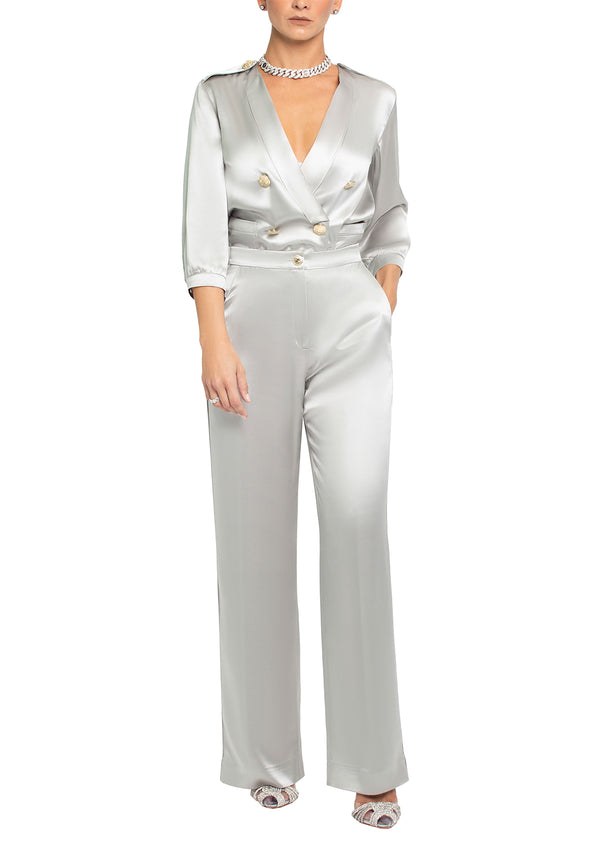 Florence Palazzo Pant - Silver