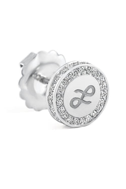 Fortune Earrings - White Gold